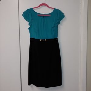 Like New Alyx Flutter Sleeve Belted Dress, Size 6